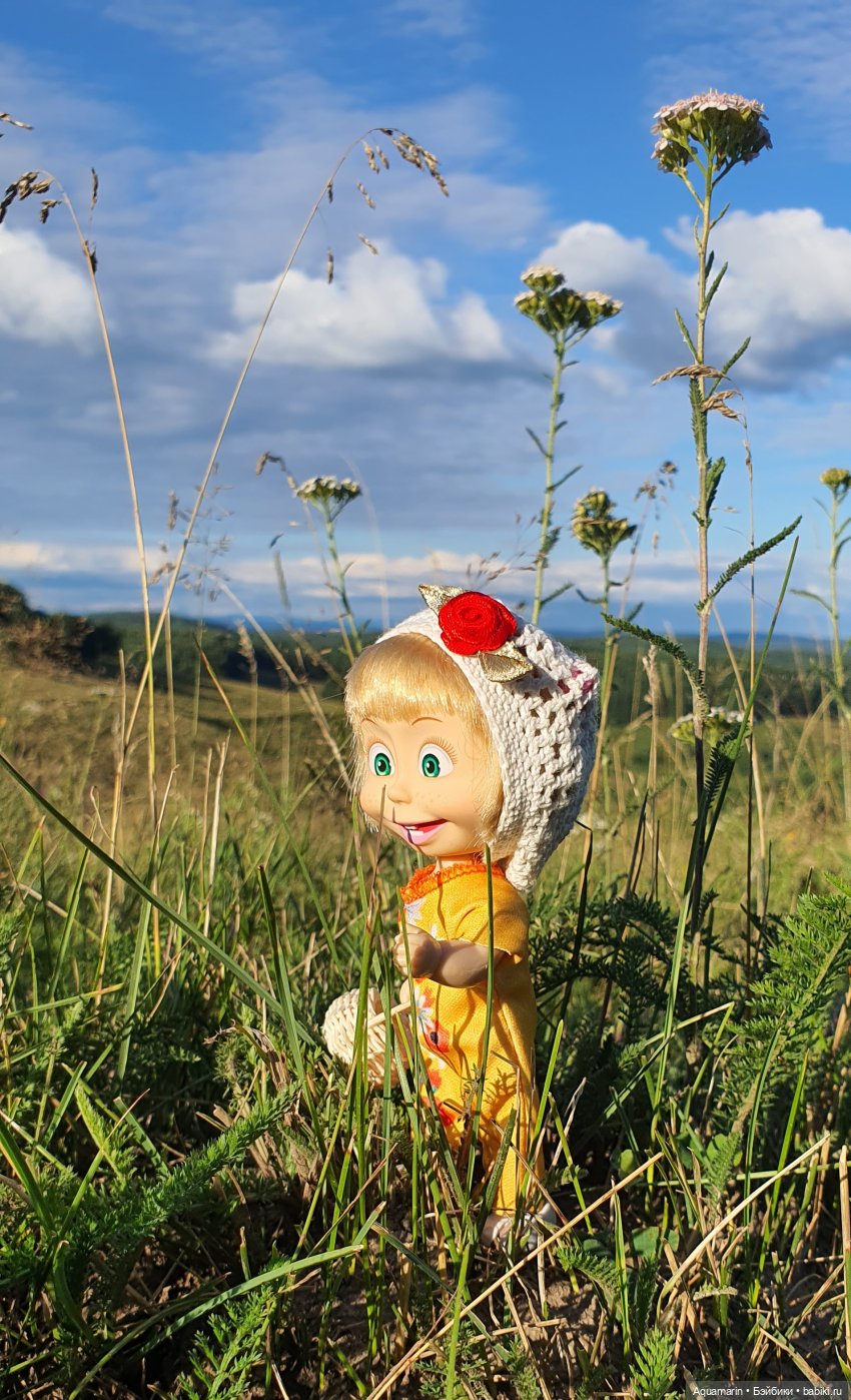 Машка в лесу — Куклы Маша и Медведь (Simba): Маша в кармашке
