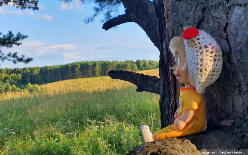 Машка в лесу — Куклы Маша и Медведь (Simba): Маша в кармашке