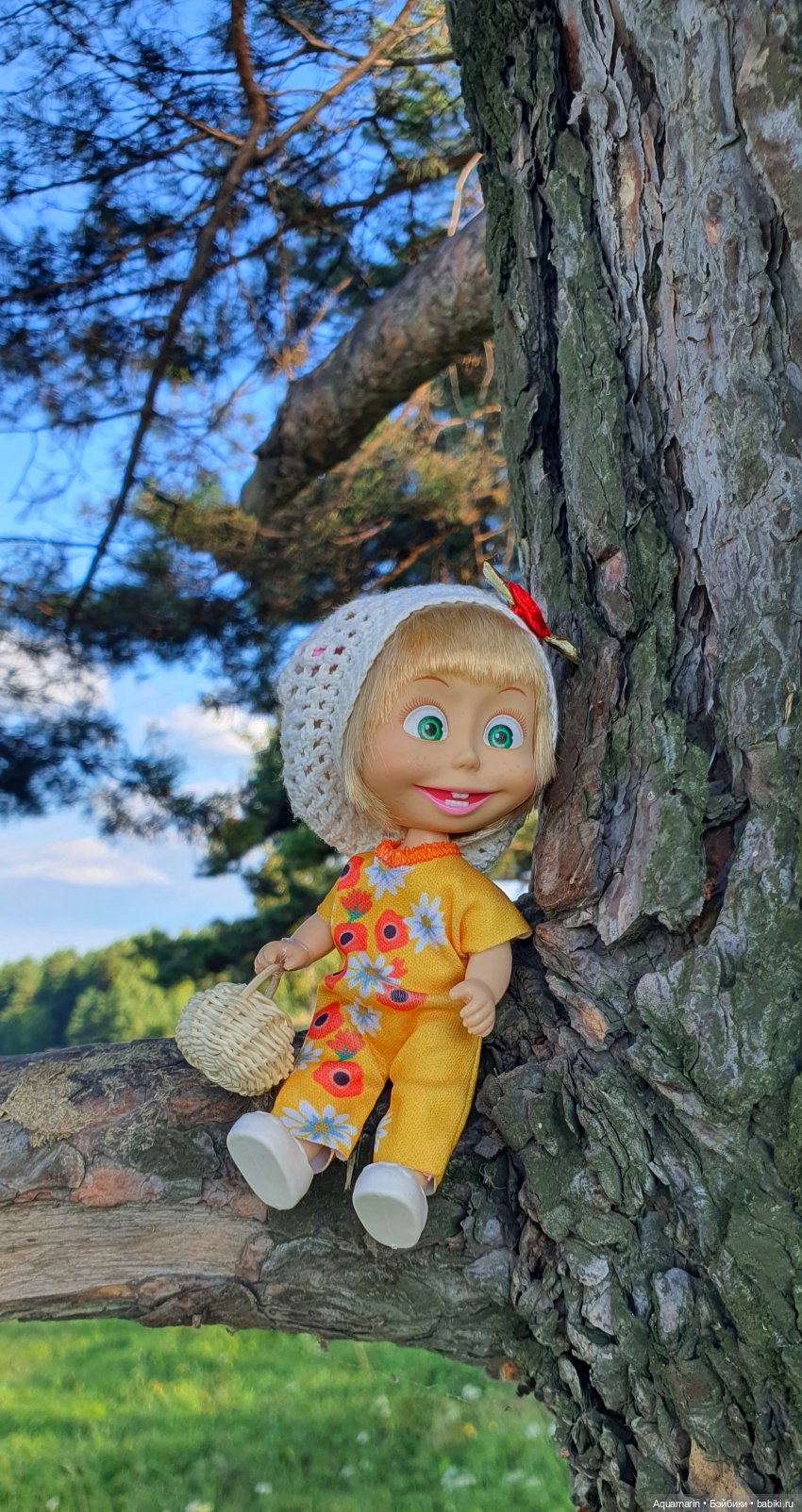 Машка в лесу — Куклы Маша и Медведь (Simba): Маша в кармашке (фото 10)
