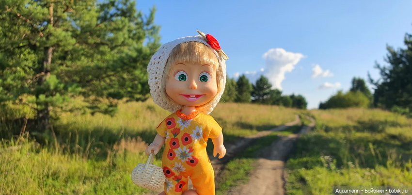 Машка в лесу — Куклы Маша и Медведь (Simba): Маша в кармашке (фото 3)