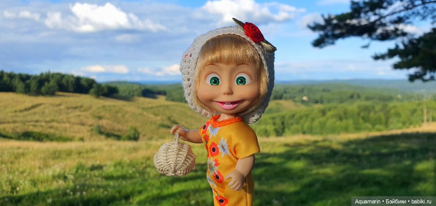 Машка в лесу — Куклы Маша и Медведь (Simba): Маша в кармашке (фото 9)