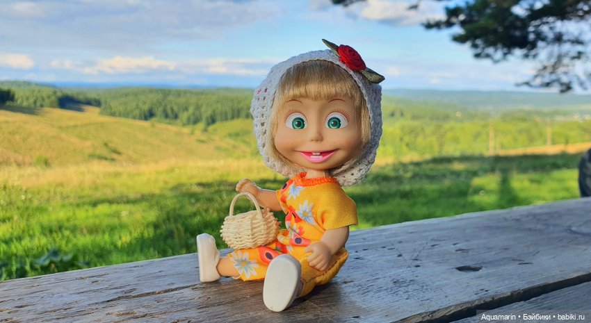 Машка в лесу — Куклы Маша и Медведь (Simba): Маша в кармашке (фото 7)