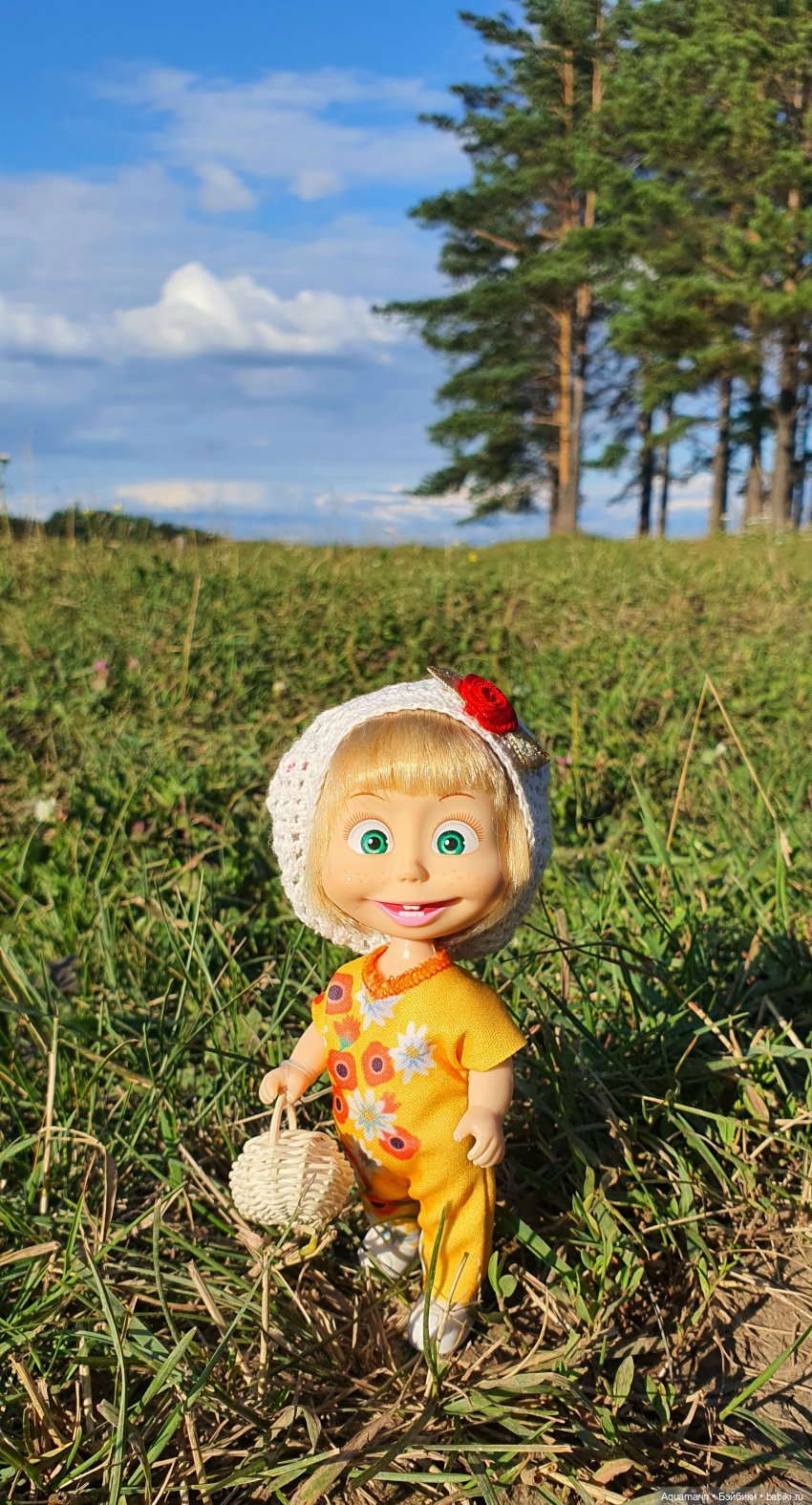 Машка в лесу — Куклы Маша и Медведь (Simba): Маша в кармашке (фото 4)