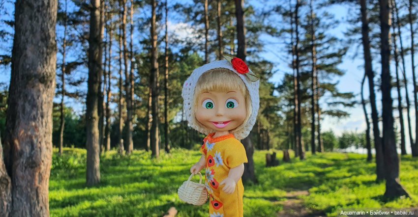Машка в лесу — Куклы Маша и Медведь (Simba): Маша в кармашке (фото 6)