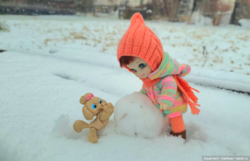Лепим снеговика) — Куклы Baboliy (Баболи (фото 2)