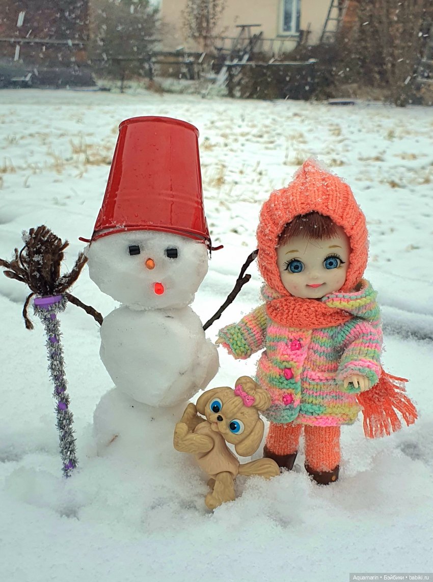 Лепим снеговика) — Куклы Baboliy (Баболи (фото 6)