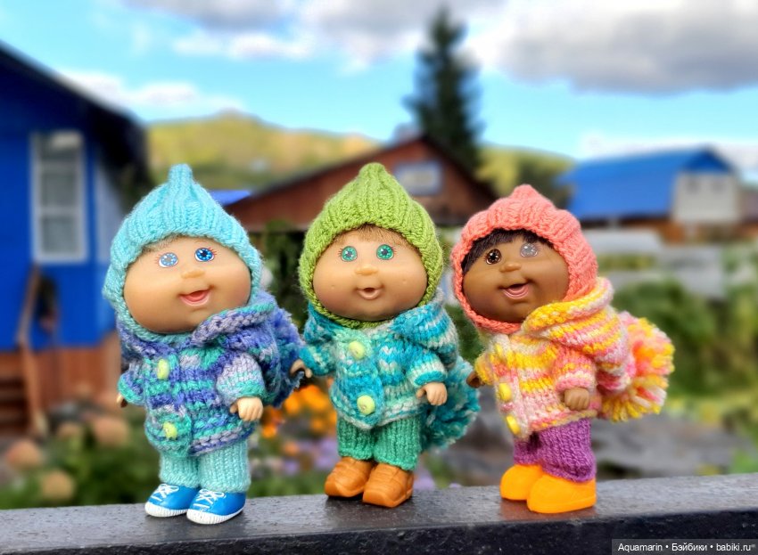 Тася, Ульянка и Чоко) — Cabbage Patch Kids dolls