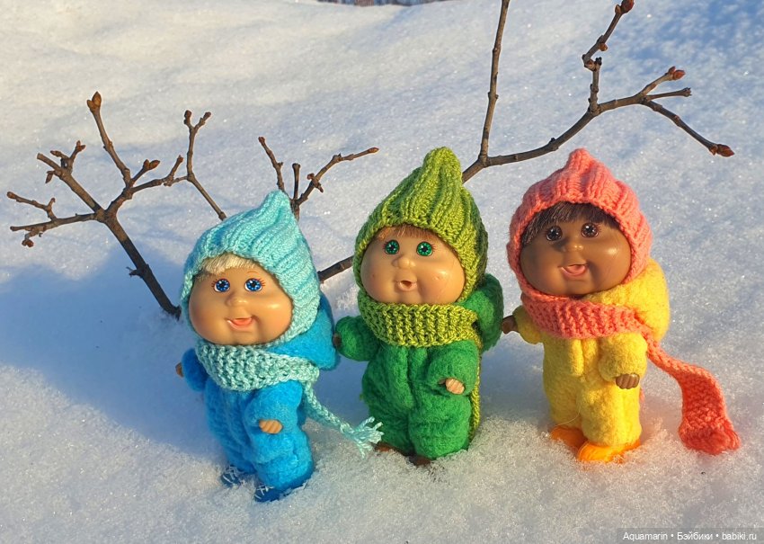 Тася, Ульянка и Чоко) — Cabbage Patch Kids dolls