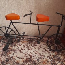 Двухместный велосипед для куклят