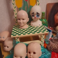 Разные головенки из фарфора
