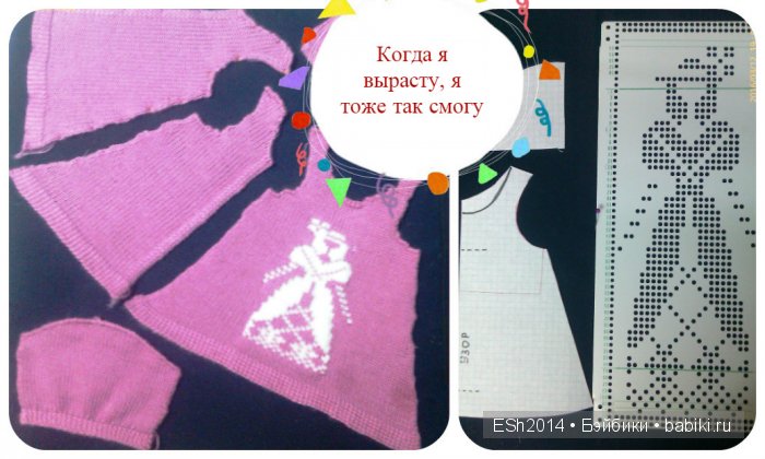 Первые вязалочки: платье и колготки для Soy tú Paola Reina (фото 2)