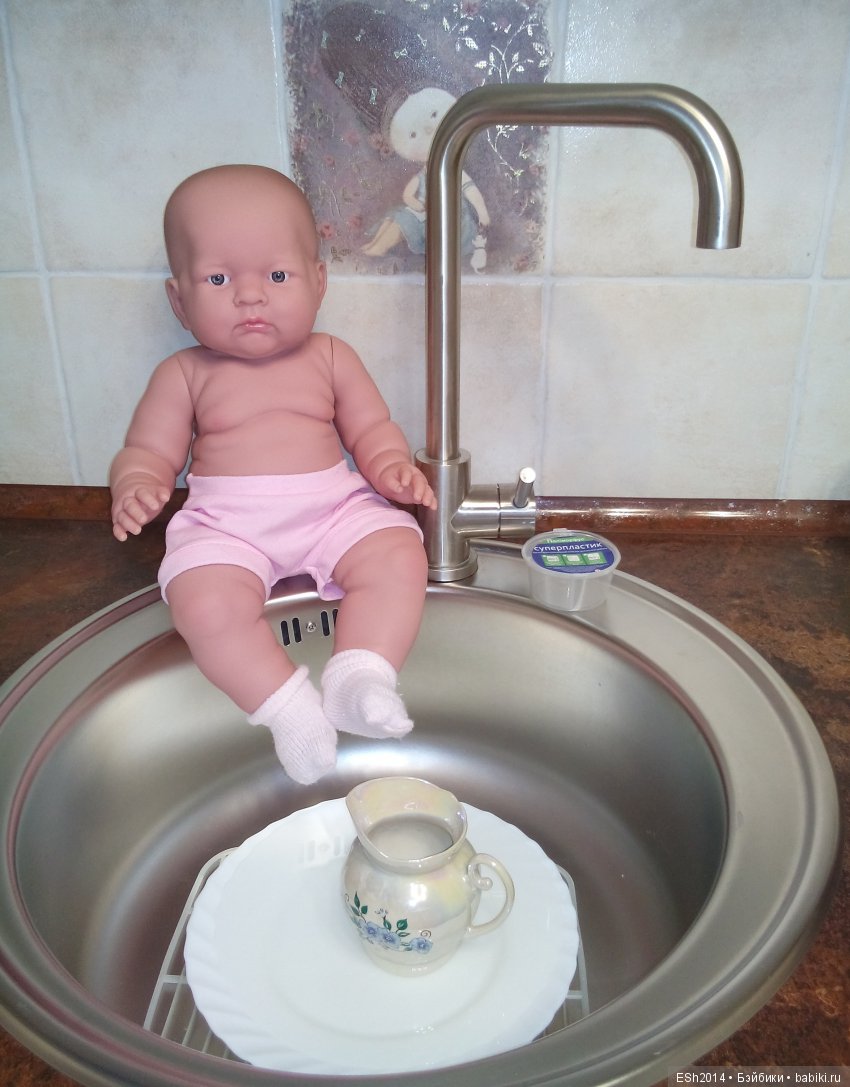 ООАК Lily Berenguer. Пробуждение сплюшки