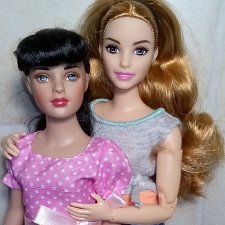 Новогодний гибрид. Tiny Kitty Colier + МТМ Mattel