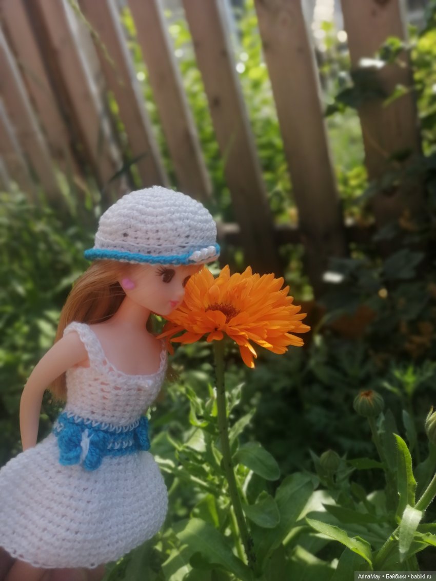 Маленькая леди в саду — Фэшн (фото 6)