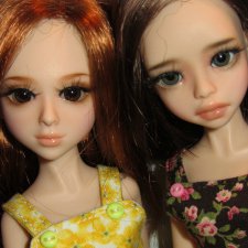 Подружки Эсме и Эмилька в новых паричках