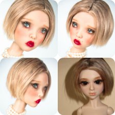 Парик 4-5 Amadiz Wig BLD Popovy dolls, Dollshe Fashion F26, Studio Milim Миленка