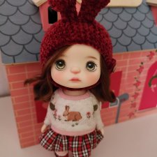 Шапочка Irrealdoll, Enoki, Lati, Poppy, Blythe, Secretdoll, Holala, Bokka, Carolina Kkerin Шапочка Irrealdoll, Enoki, Lati, Poppy, Blythe, Secretdoll, Holala, Bokka, Carolina Kkerin