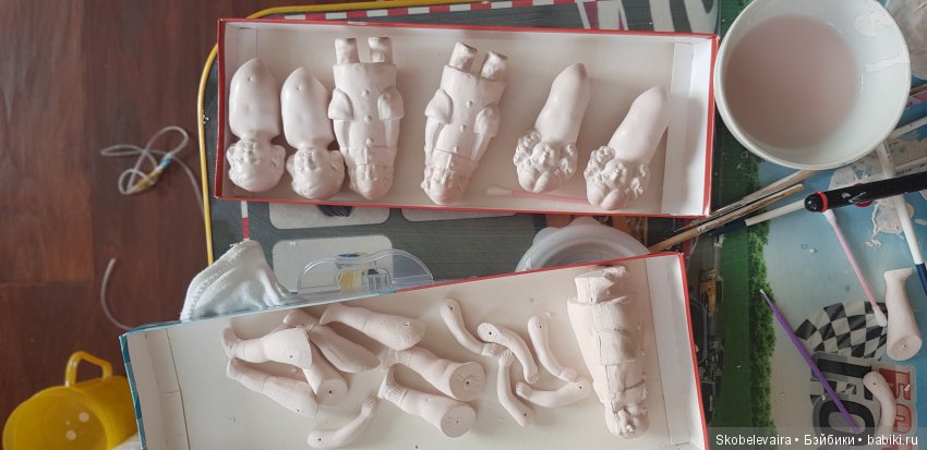 О том, как я делала Варю — Лепка авторских кукол: полимерная глина