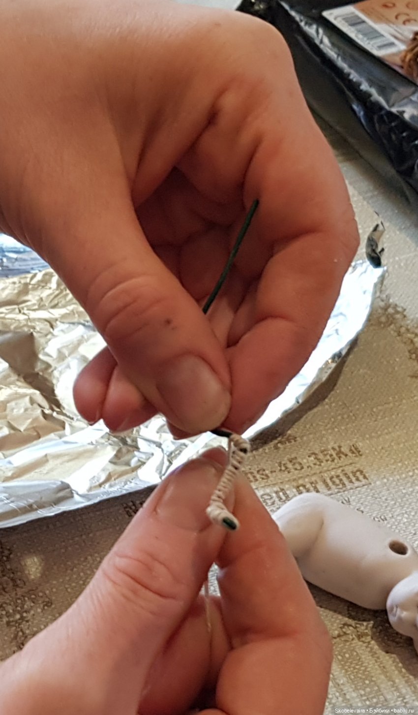 Реставрация антикварной куколки для последующего снятия гипсовых форм (фото 6)