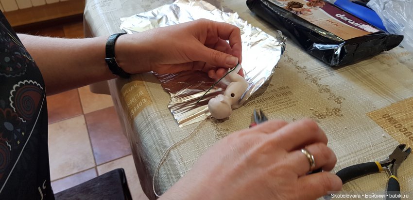 Реставрация антикварной куколки для последующего снятия гипсовых форм (фото 4)