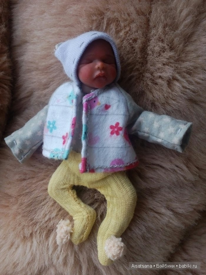 Новорожденная авторская кукла ооак