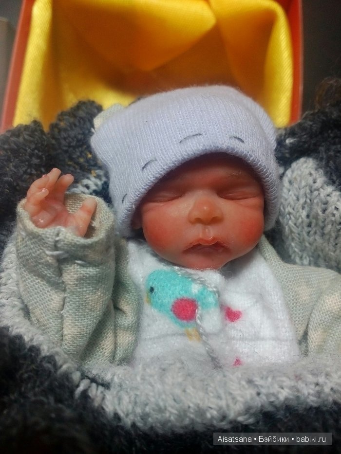 Новорожденная авторская кукла ооак (фото 10)