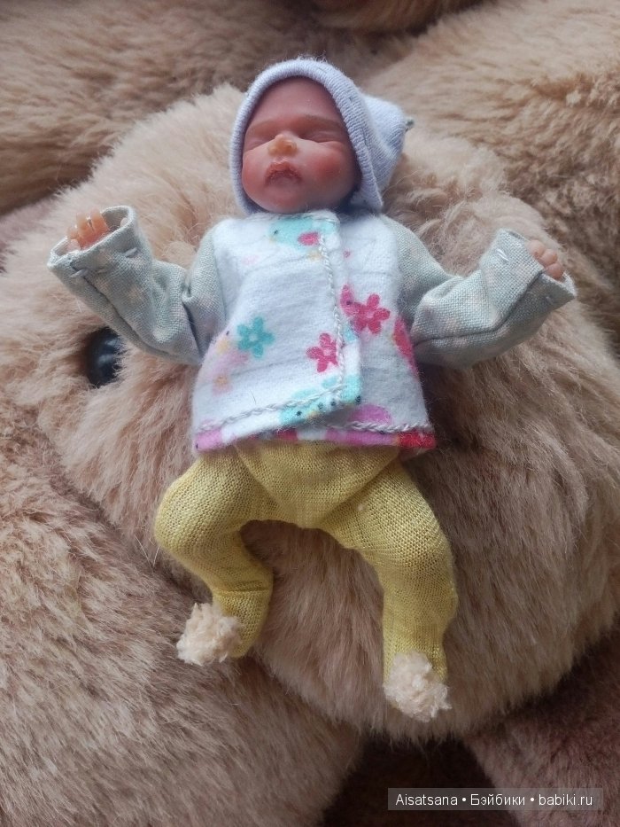 Новорожденная авторская кукла ооак