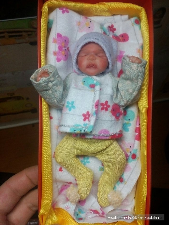 Новорожденная авторская кукла ооак