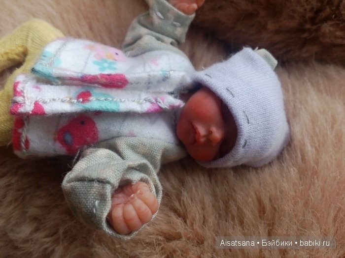 Новорожденная авторская кукла ооак
