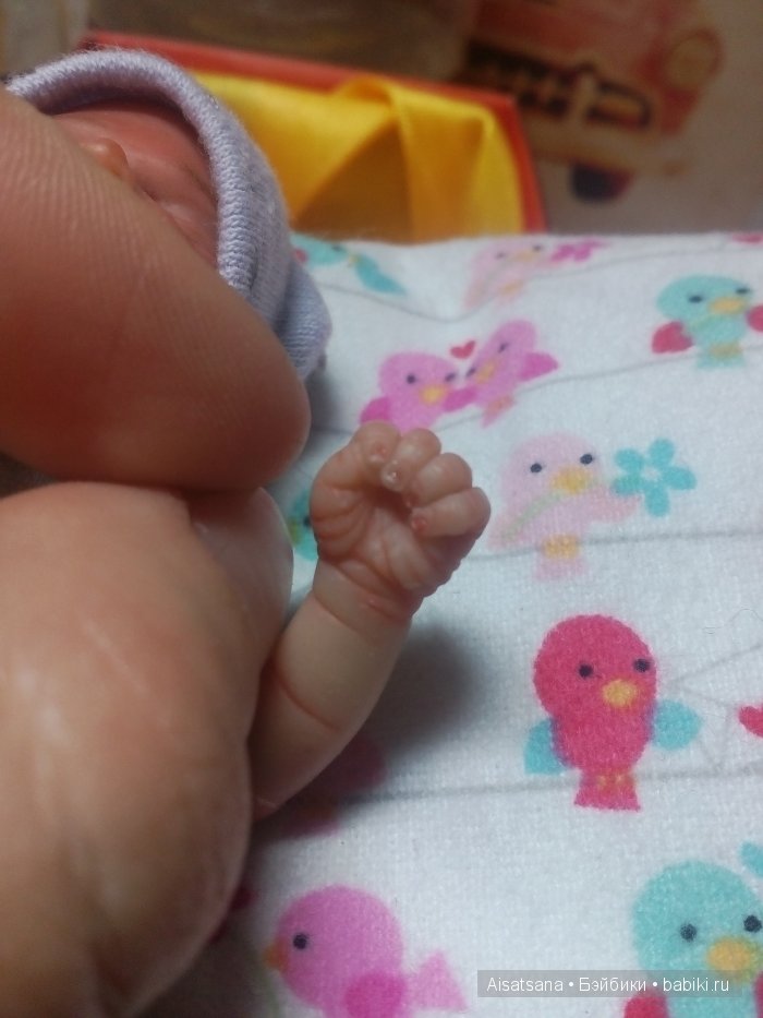 Новорожденная авторская кукла ооак (фото 3)