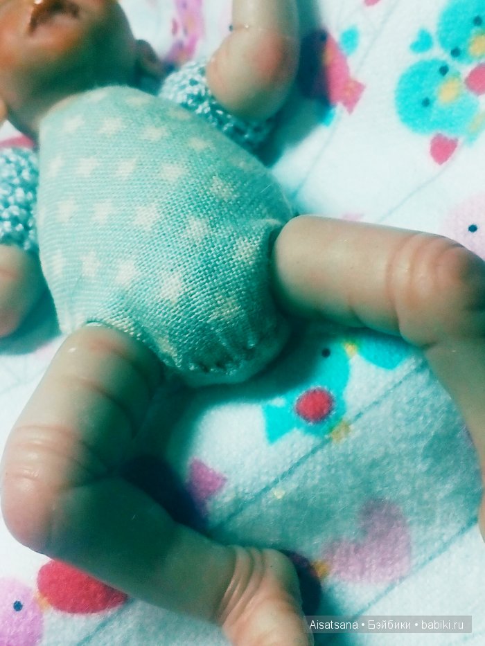 Новорожденная авторская кукла ооак (фото 4)