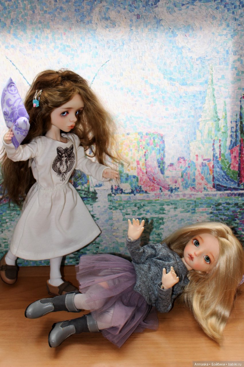 Дождливый пикник кукол БЖД