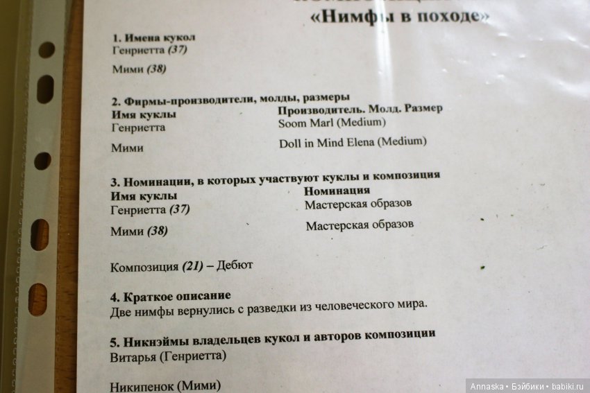 Исторический Миф-2017. Выставка кукол BJD