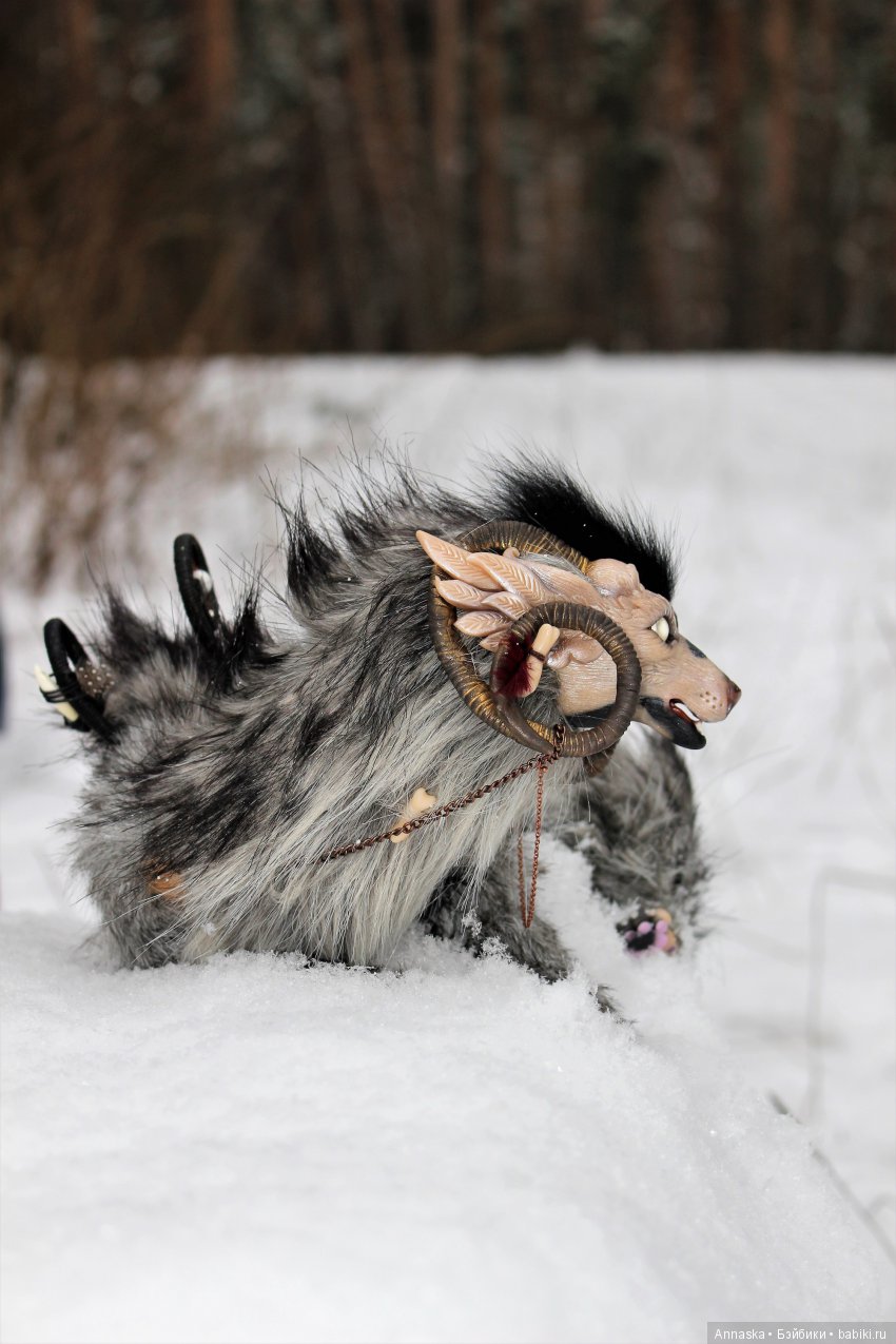 Махан - мой новый житель и хранитель. Собакодракон от Елены Сиделевой (фото 9)