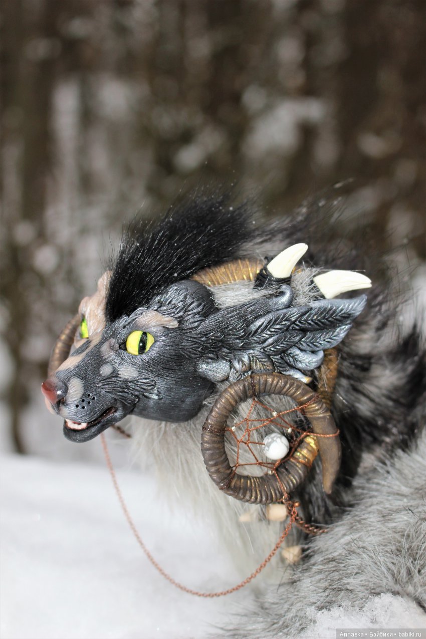 Махан - мой новый житель и хранитель. Собакодракон от Елены Сиделевой (фото 10)