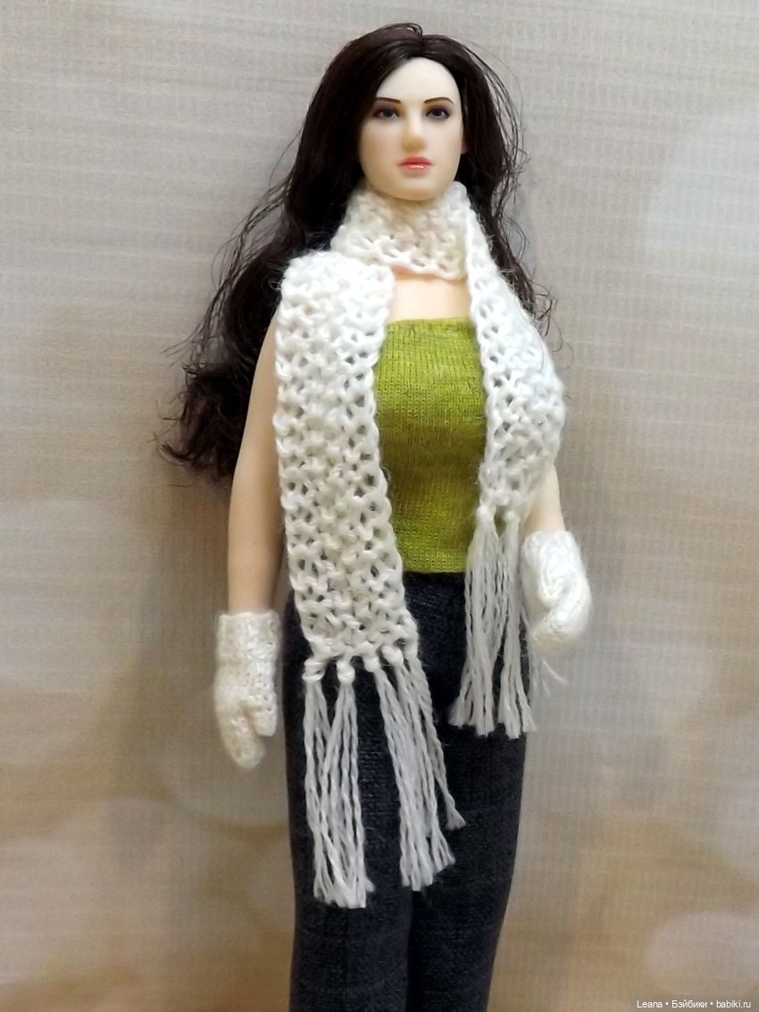 Связала варежки и митенки для кукол Фицен / Phicen 1/12 (фото 4)