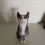 Фарфоровая фигура Кошка Dahl Jensen