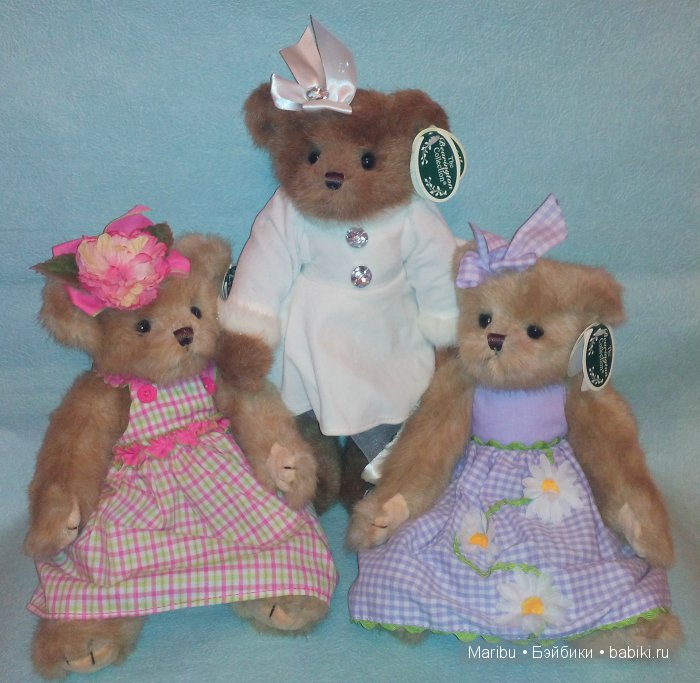 Три медведицы Тедди - настоящие леди