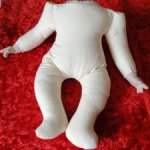 Тело для реплики  антикварной куклы-младенца с ручками