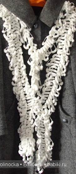 Мои повязушки - шарфики из помпончиков (фото 2)