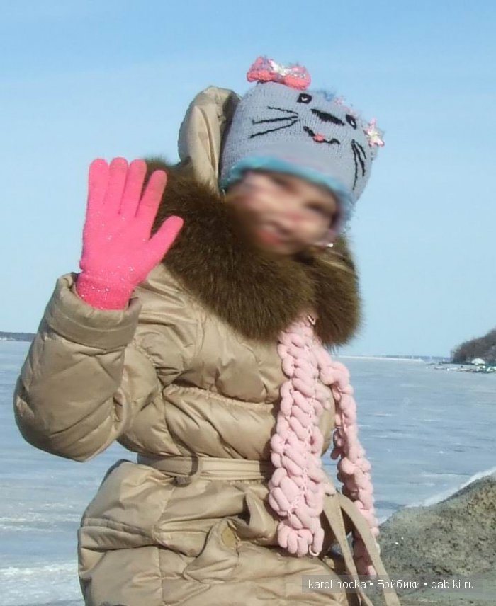 Мои повязушки - шарфики из помпончиков (фото 5)