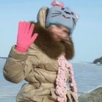 Мои повязушки - шарфики из помпончиков