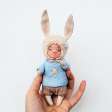 Зайчик-голубоглазый мальчик, кукла тедди долл