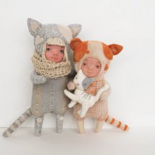 Веснааа! Котыыы. Куклы ручной работы