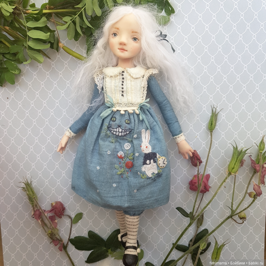 Алиса в стране чудес — Лепка авторских кукол: полимерная глина