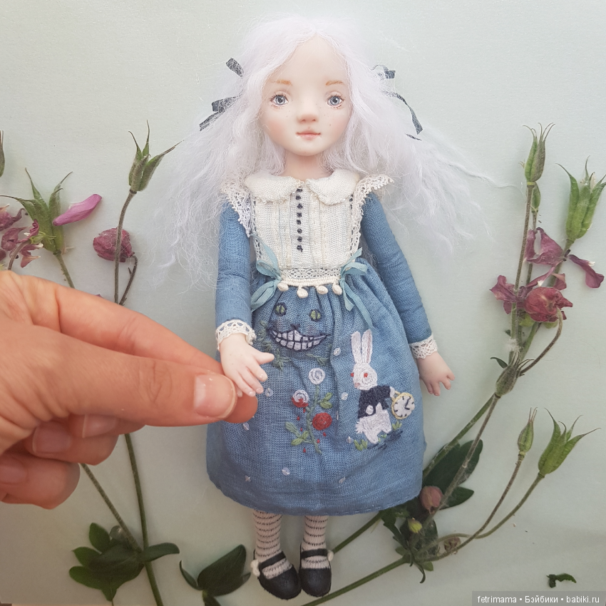 Алиса в стране чудес — Лепка авторских кукол: полимерная глина (фото 9)