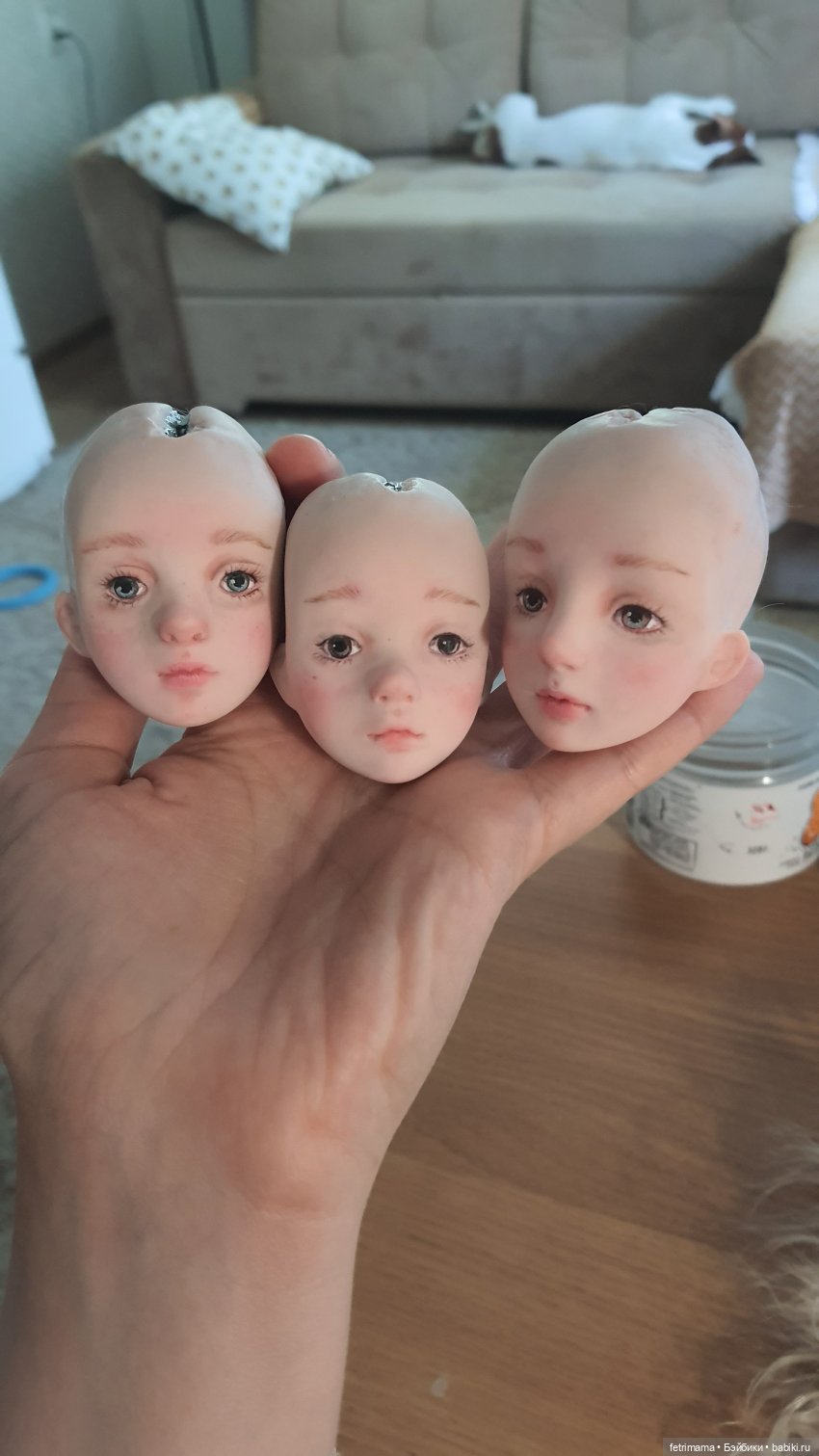 История одной куклы — Лепка авторских кукол: полимерная глина (фото 2)