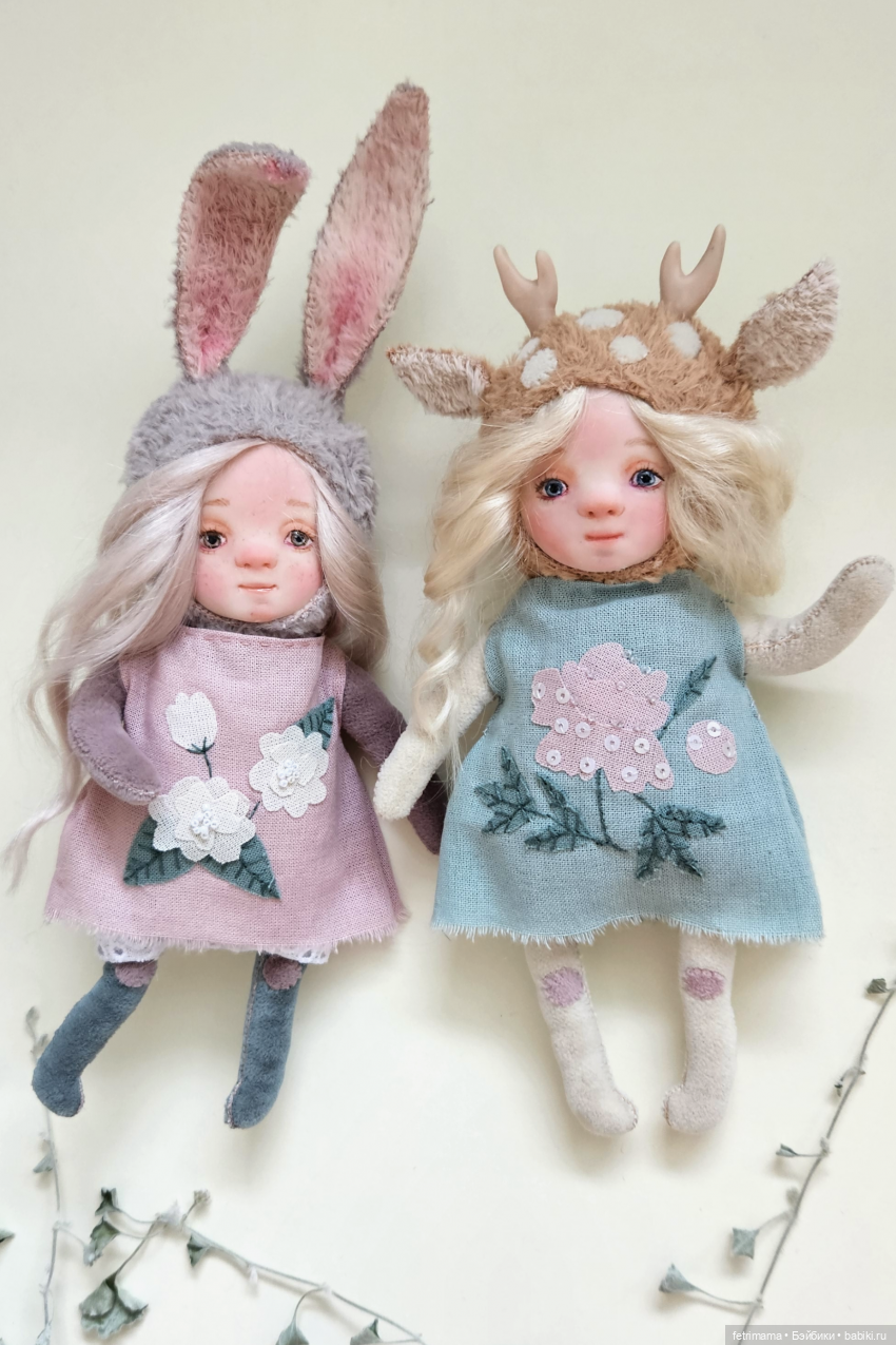 Зайки — Авторские куклы Тедди (фото 4)