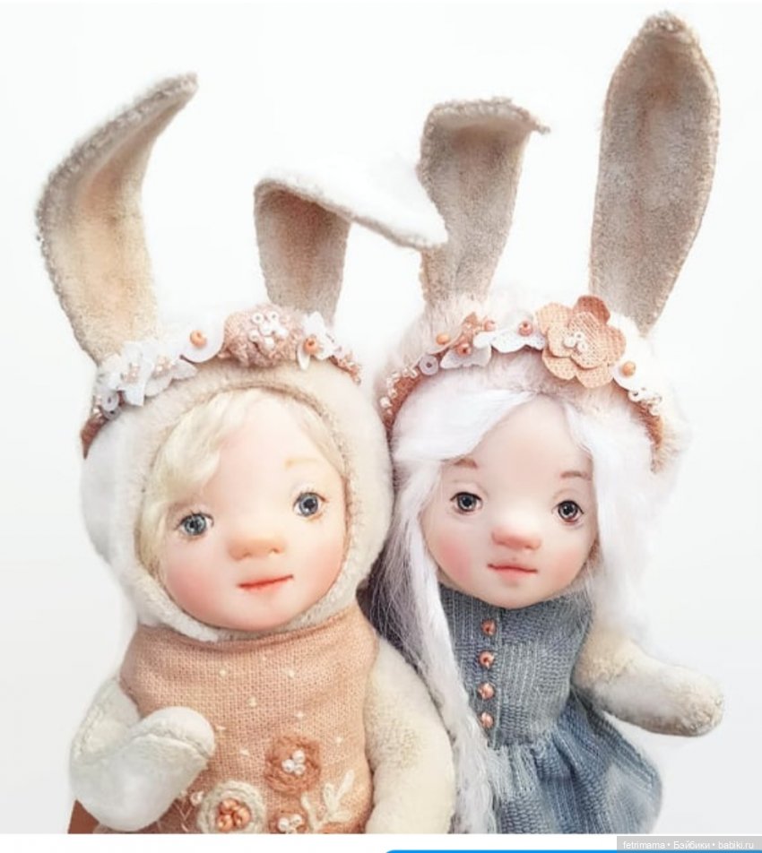 Зайки — Авторские куклы Тедди (фото 2)
