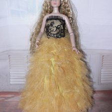 500! супер скидка! Бальное платье на МСД БЖД, подходит куколкам всем без исключения.